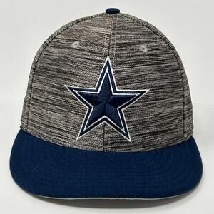 Dallas Cowboys Hat Baseball Cap Heathered Gray NFL New Era 9Fifty Snapback